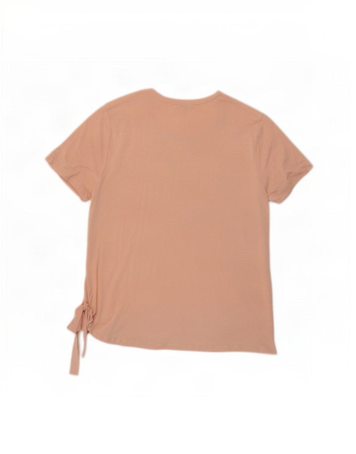 Benetton Dame T-Shirt Top UK 16 Large Pink