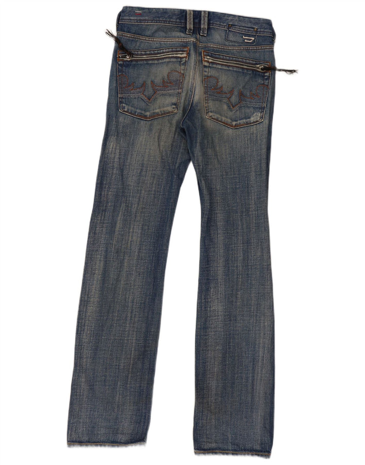 DIESEL Herre Yarik Straight Jeans W29 L34 Blå Bomuld