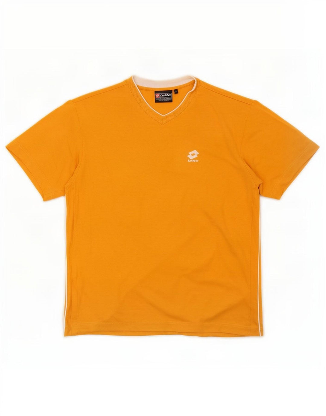 Lotto Herre T-Shirt Top XL Orange Bomuld