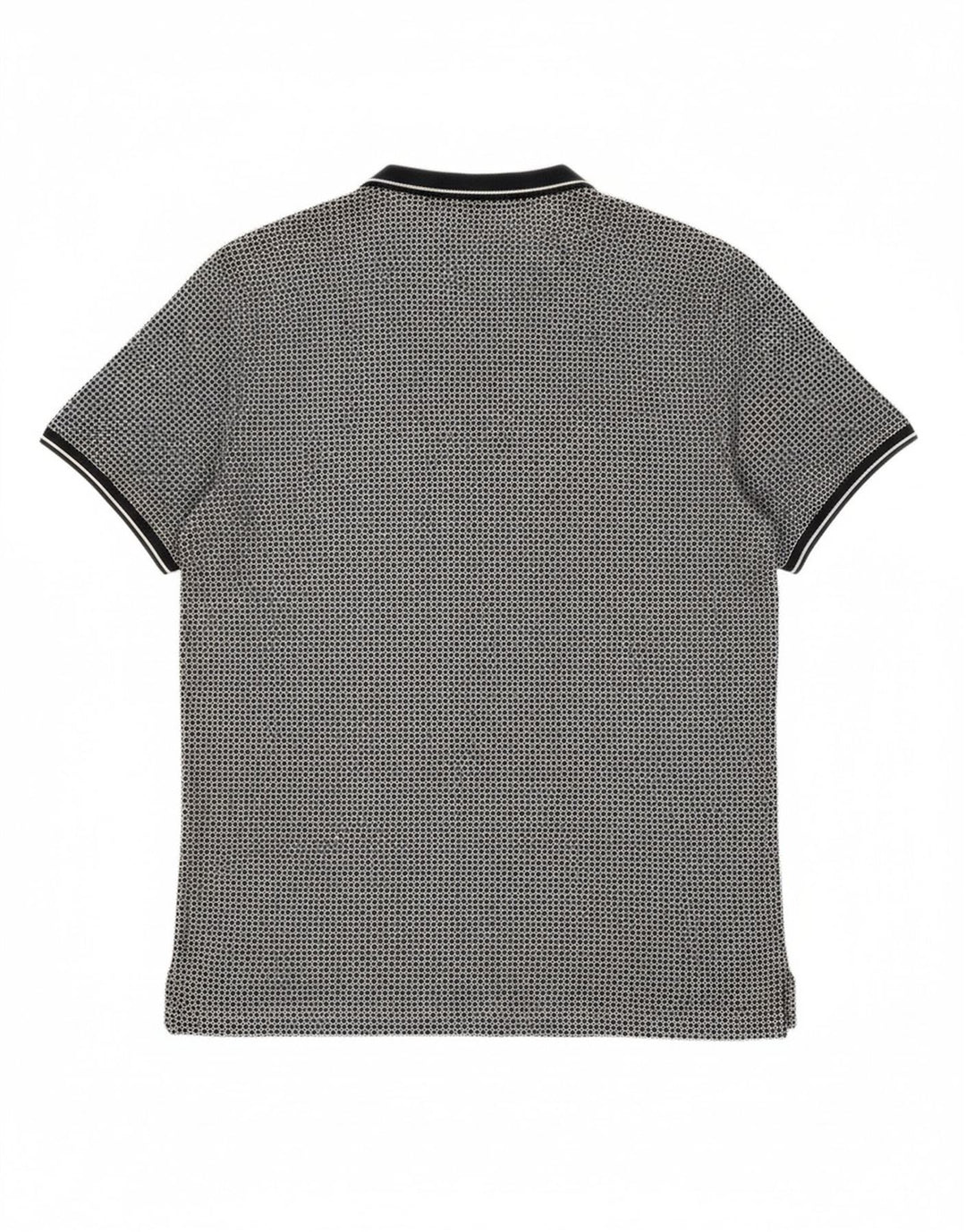 TED BAKER Mens T-Shirt Top Size 3 Medium Black Geometric Cotton