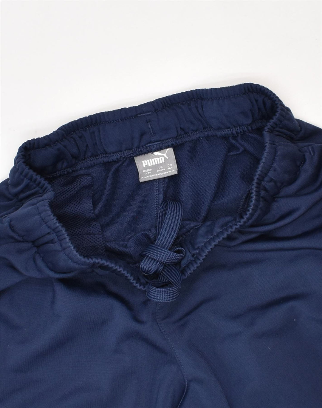 PUMA Boys Tracksuit Trousers 13-14 Years Navy Blue Polyester | Vintage Puma | Thrift | Second-Hand Puma | Used Clothing | Messina Hembry 