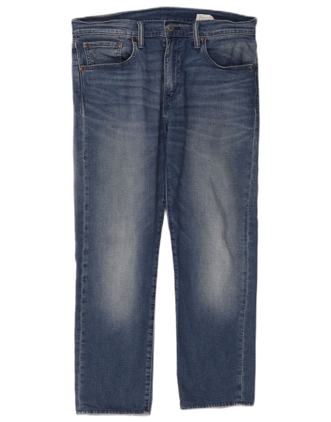 Levi's Herre 502 tilspidsede jeans W32 L28 blå bomuld