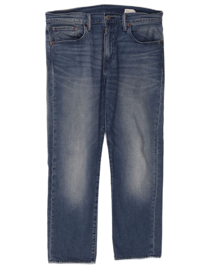 Levi's Herre 502 tilspidsede jeans W32 L28 blå bomuld
