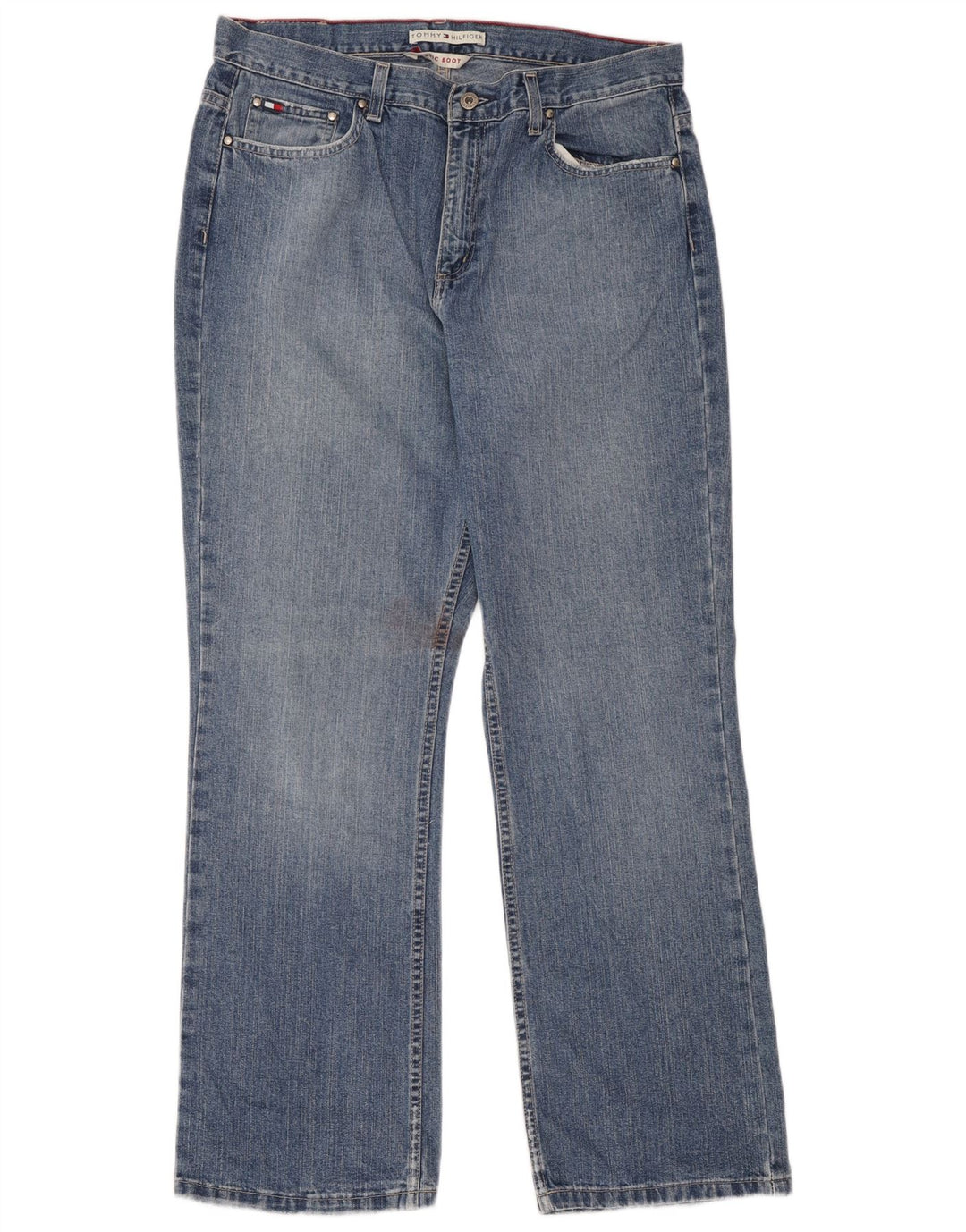 Tommy Hilfiger Dame Classic Bootcut Jeans W36 L30 Blå Bomuld