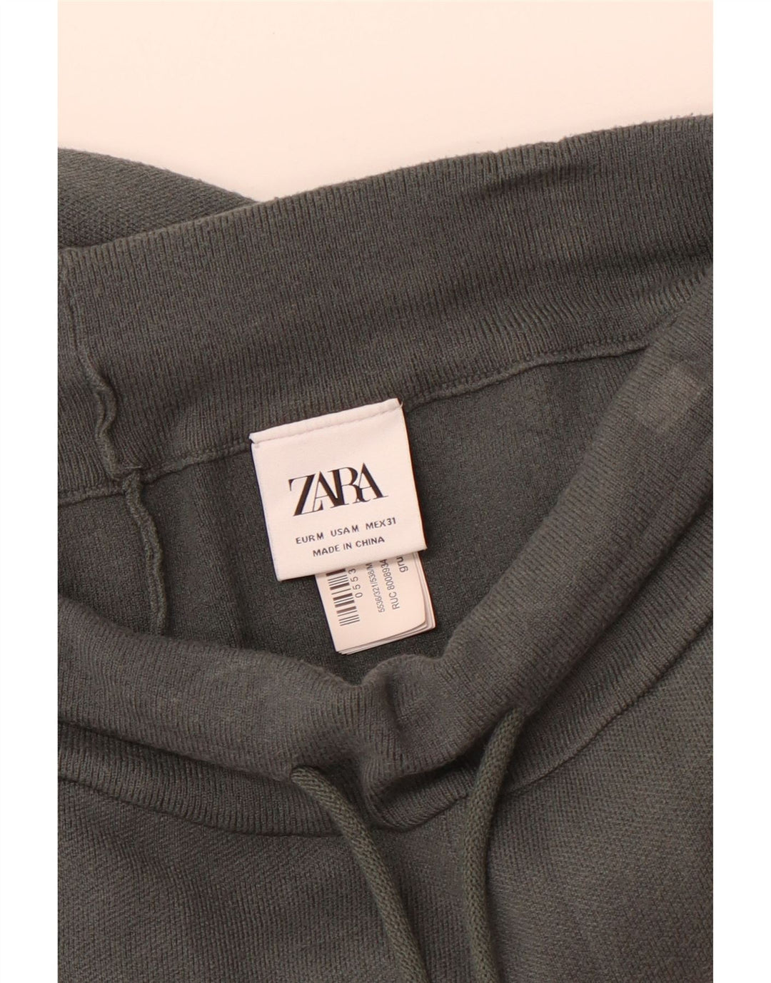 ZARA Træningsdragt til mænd Joggers Medium Grå Viscose