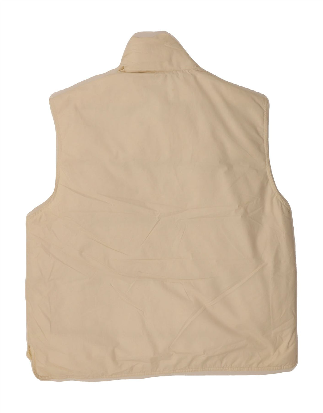 EDDIE BAUER Womens Padded Gilet UK 14 Medium Beige Polyester Vintage Eddie Bauer and Second-Hand Eddie Bauer from Messina Hembry 