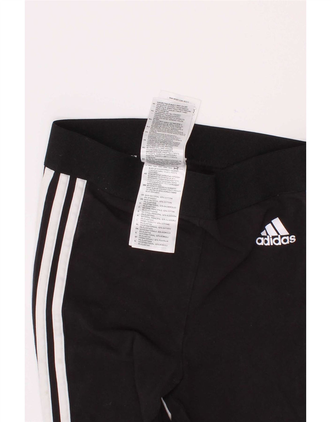 Adidas pigeleggings 2-3 år sort bomuld