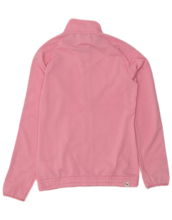 PUMA træningsdragt topjakke til piger 13-14 år Pink Colourblock Polyester