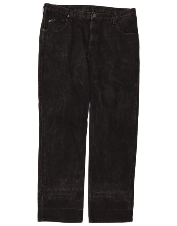 LEE Mens Brooklyn Comfort Straight Jeans W38 L32 Sort Bomuld