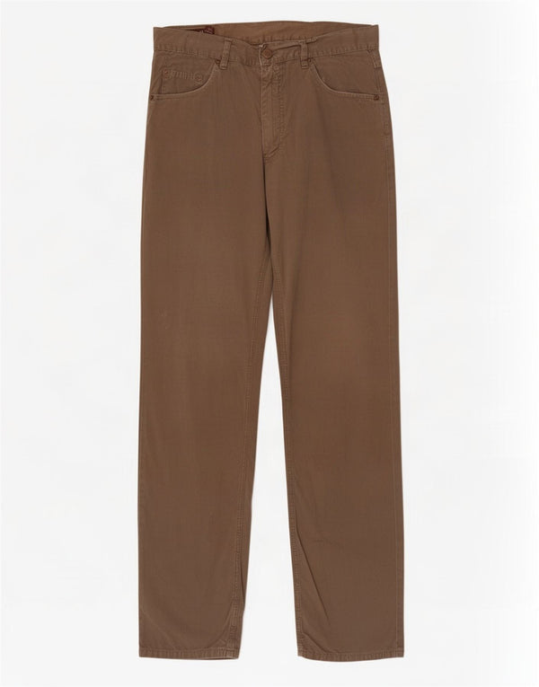 Marlboro Classics Straight Casual Bukser til mænd W34 L34 Brun