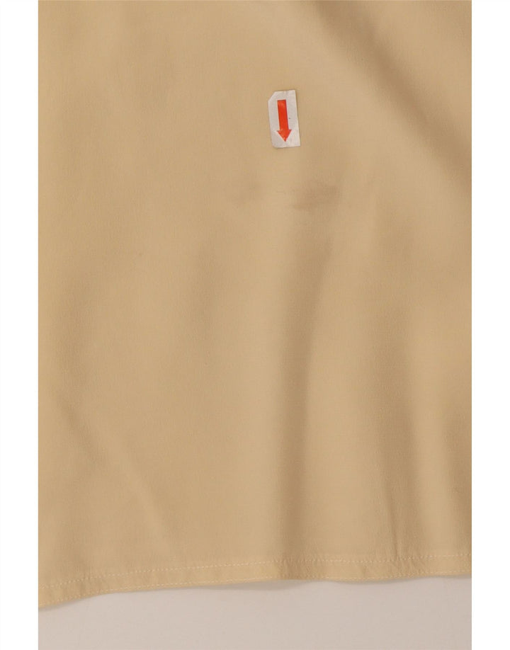 Paolo Tonali Dame Oversized Bluse Top UK 10 Small Beige
