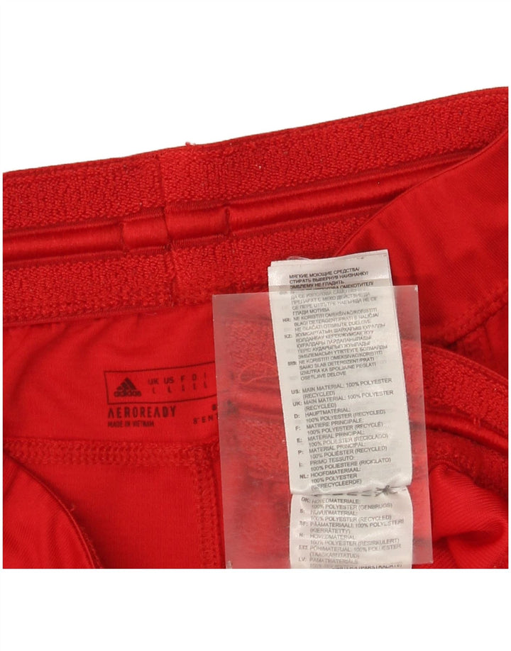 Adidas Aeroready Sportsshorts til mænd store røde polyester