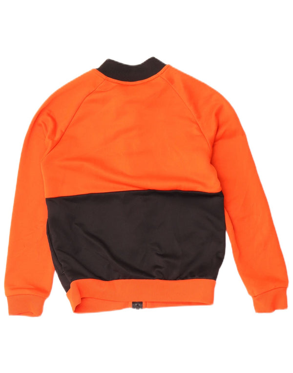 Adidas Grafisk træningsdragt topjakke til drenge 9-10 år Orange Colourblock