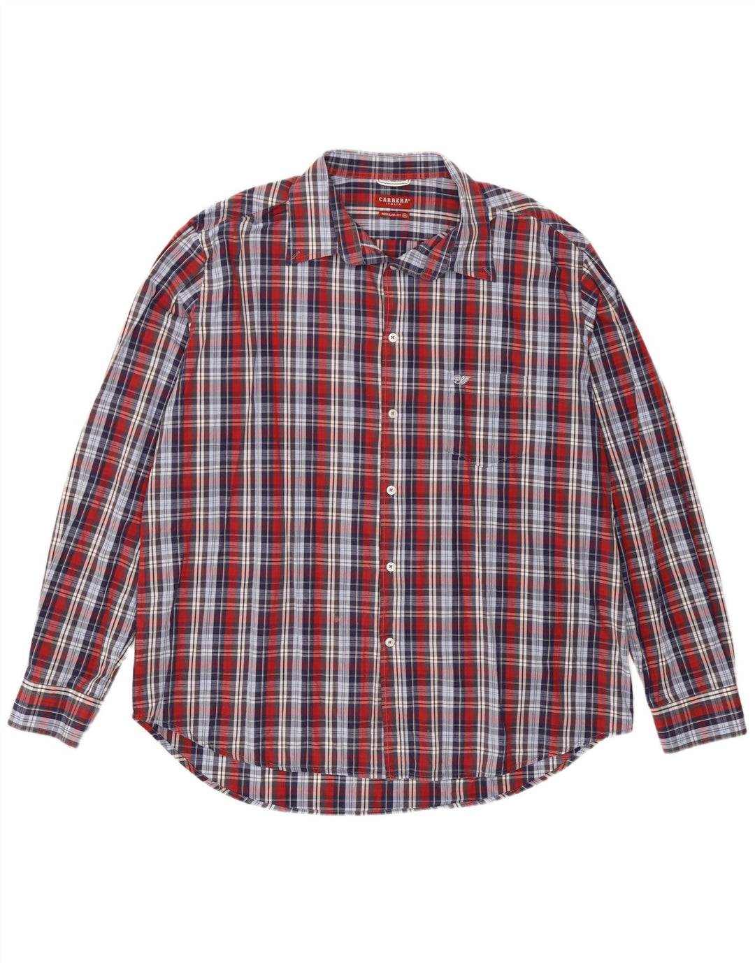 Carrera herre Regular Fit skjorte 3XL flerfarvet ternet bomuld