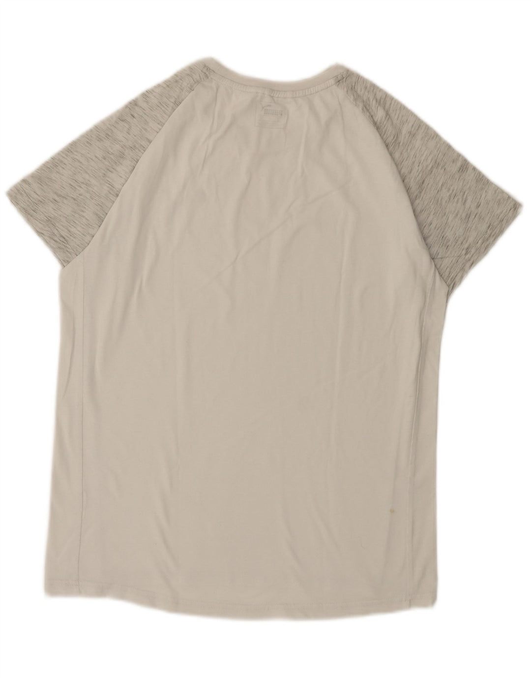 Puma Herre T-Shirt Top Medium Hvid Flecked