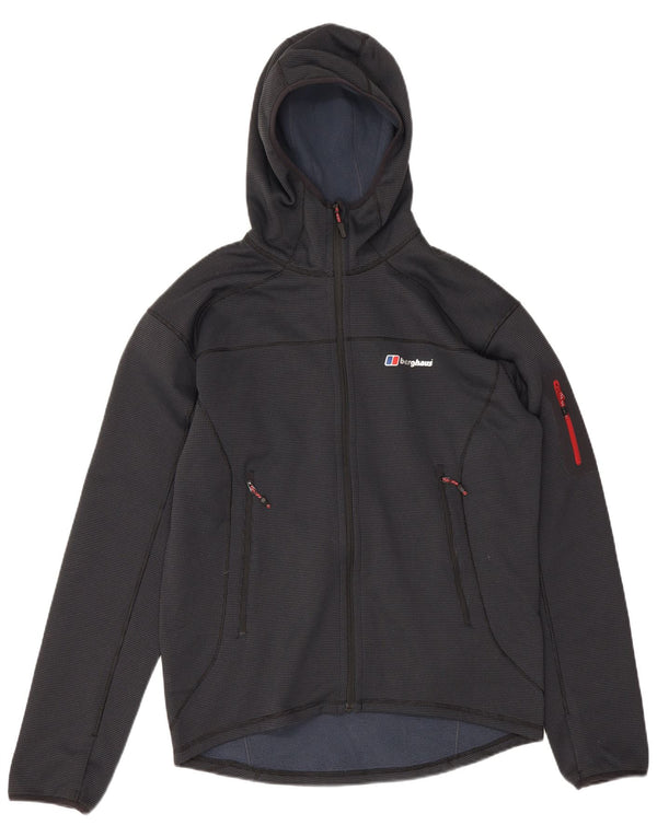 Berghaus Hættetrøje med lynlås til mænd Stor marineblå plettet polyester