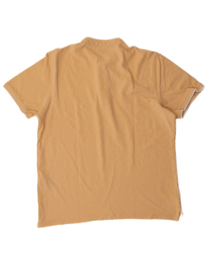 JACK & JONES Mens Polo Shirt XL Beige Cotton