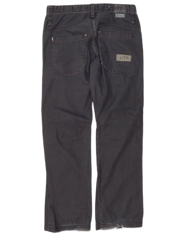 Jack & Jones Straight Jeans til mænd W34 L34 Sort bomuld