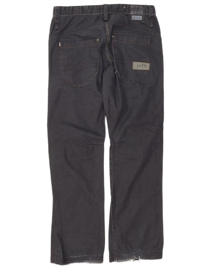 Jack & Jones Straight Jeans til mænd W34 L34 Sort bomuld