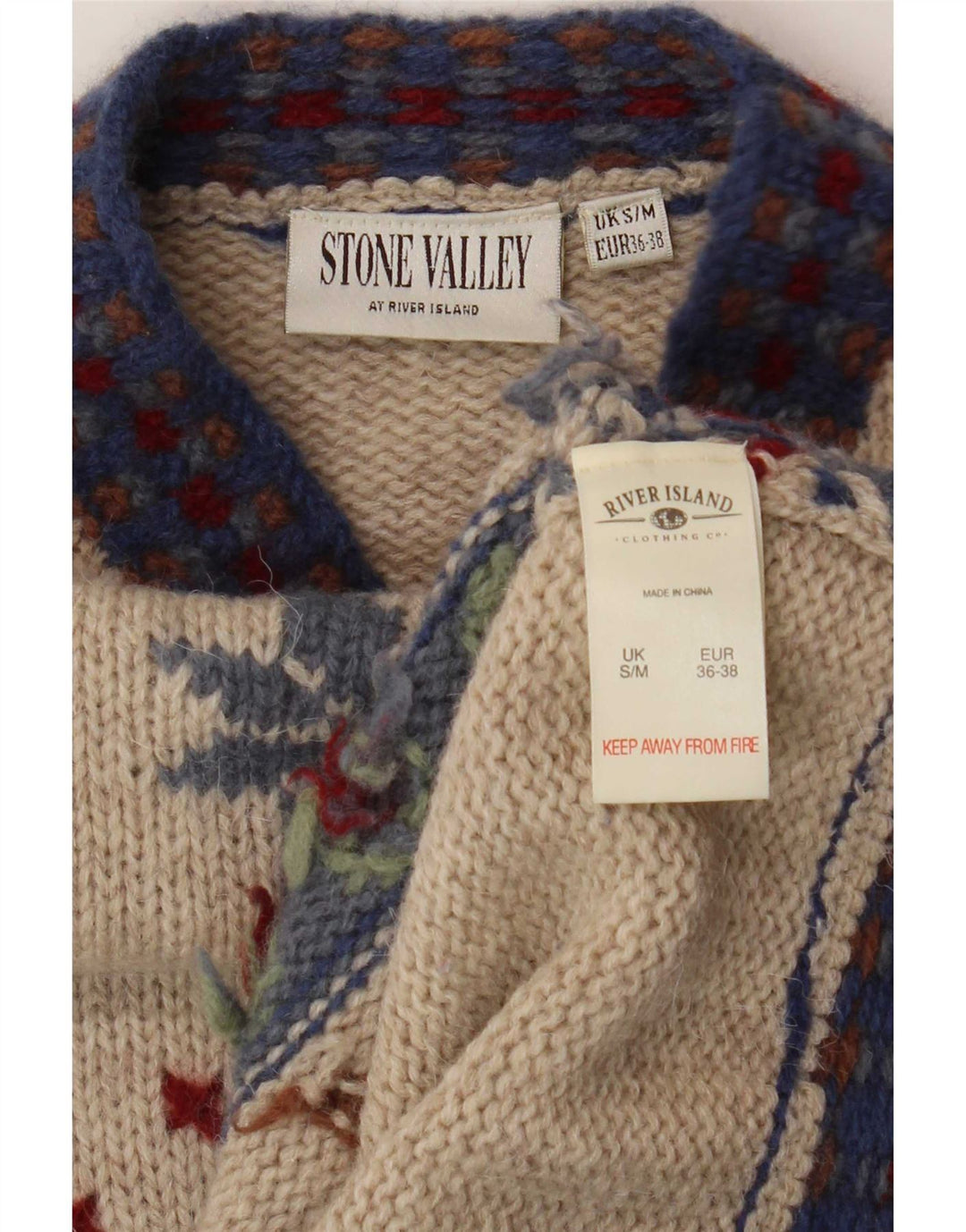 River Island Dame Turtle Neck sweater EU 36/38 Small Beige