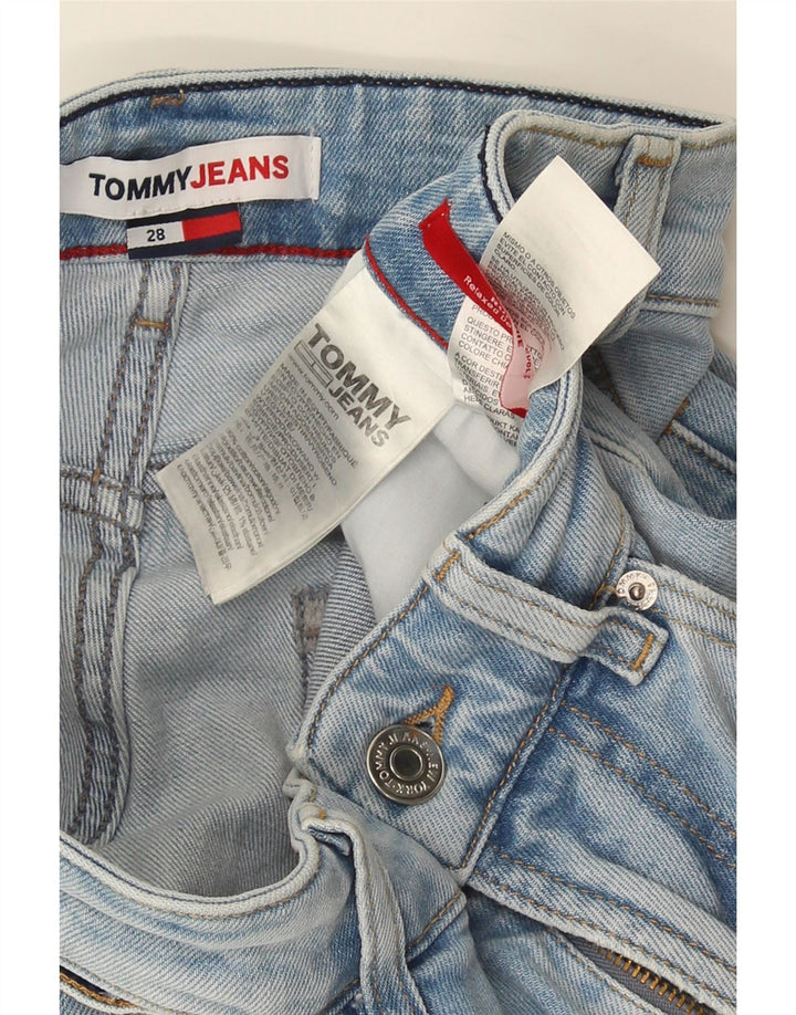 TOMMY HILFIGER denimshorts til kvinder W28 Mellemblå bomuld