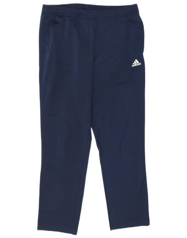 Adidas Træningsdragtsbukser til mænd UK 42/44 Large Navy Blue Polyester