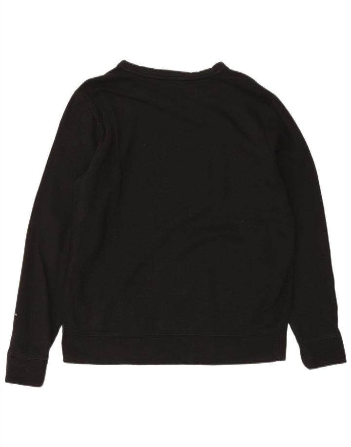 CALVIN KLEIN JEANS Grafisk sweatshirt til mænd, lille sort bomuld