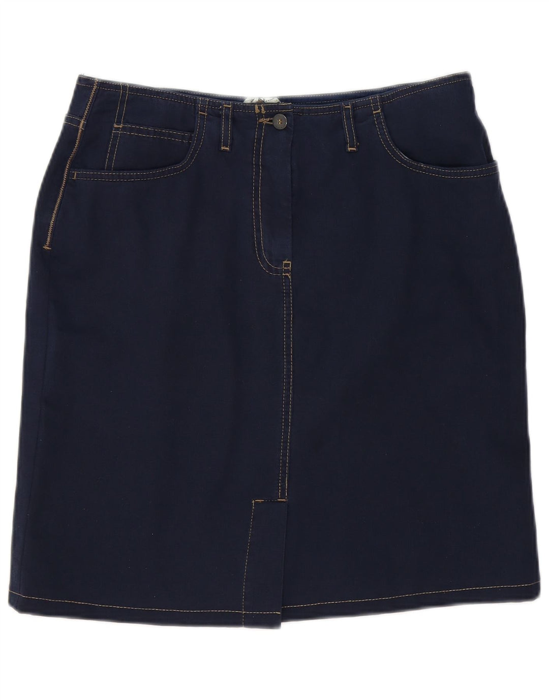 Murphy & Nye Dame Mini Denim Nederdel W30 Medium Navy Blue Bomuld