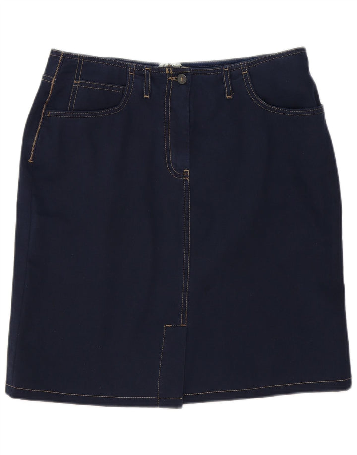 Murphy & Nye Dame Mini Denim Nederdel W30 Medium Navy Blue Bomuld