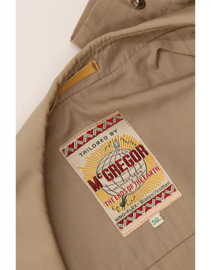 MacGregor Herre Bomberjakke IT 50 Stor Beige Bomuld