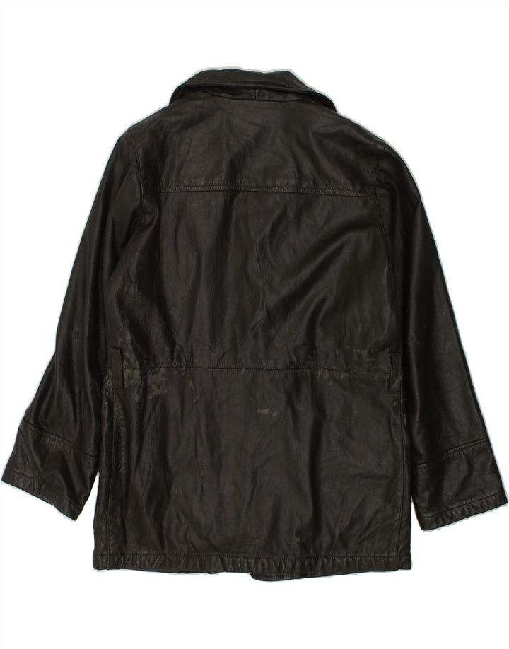 ICEBERG Womens Leather Coat IT 44 Medium Brown Leather Vintage Iceberg and Second-Hand Iceberg from Messina Hembry 