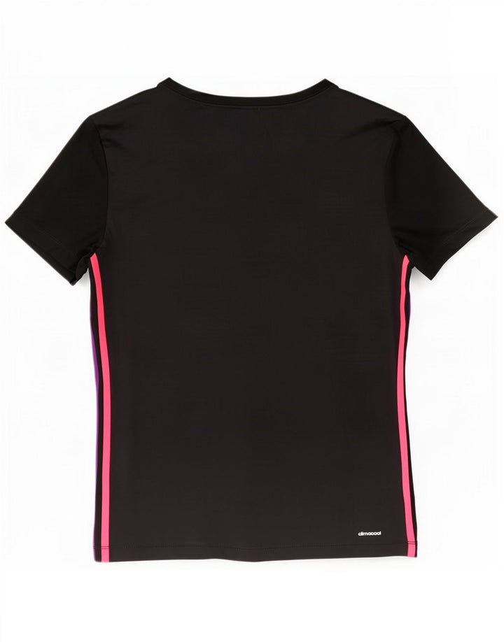 Adidas Dame Climacool T-Shirt Top UK 12/14 Medium Sort Polyester