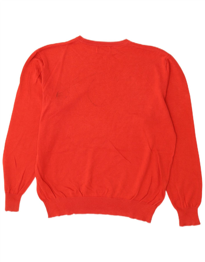 Kappa herre rund hals sweater stor rød bomuld