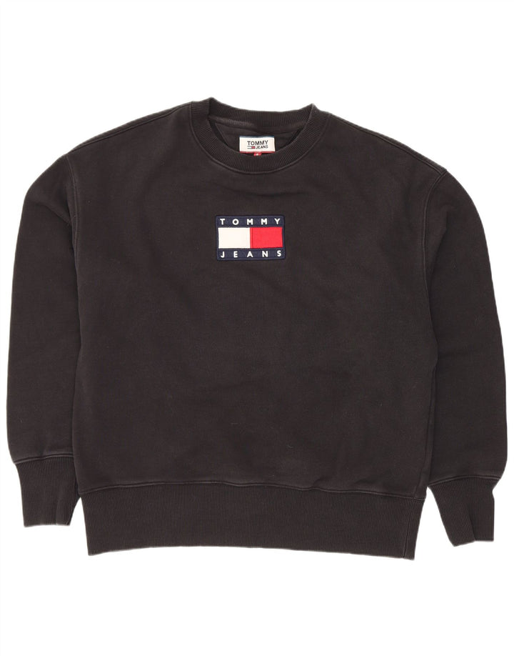 Tommy Hilfiger Herre Grafisk Sweatshirt Jumper Lille Sort Bomuld