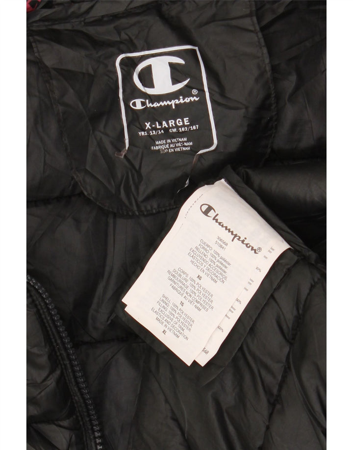 Champion Piger Hættejakke 13-14 år XL Sort Polyester