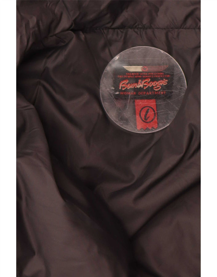 Bomboogie Dame Polstret Jakke UK 16 Large Black Nylon