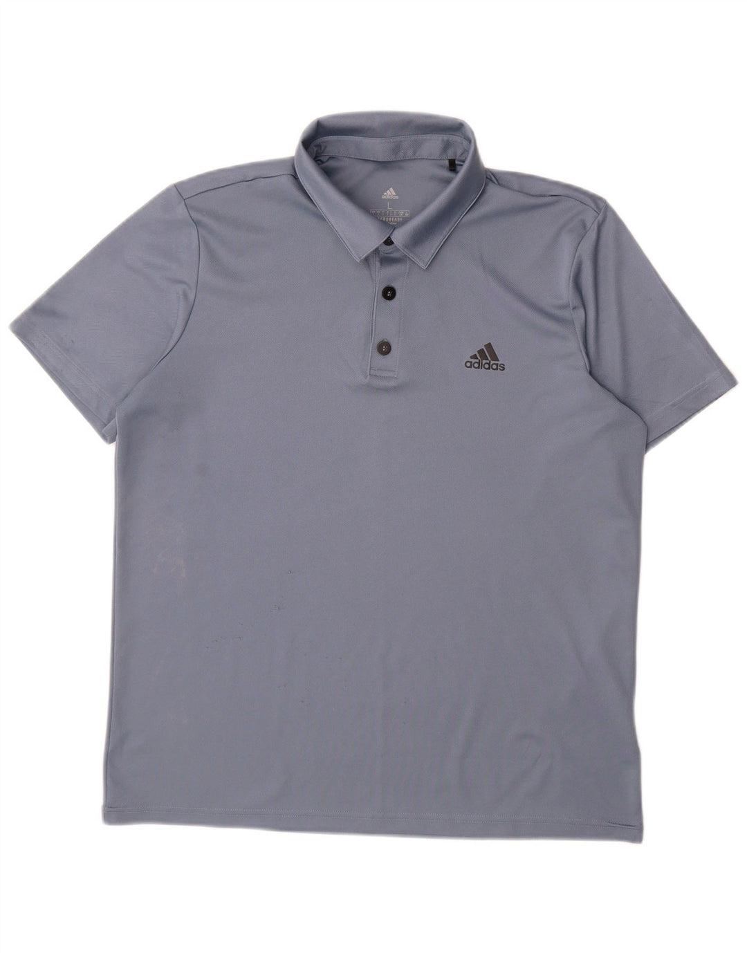 Adidas Aeroready Polo Shirt til mænd, stor blå polyester