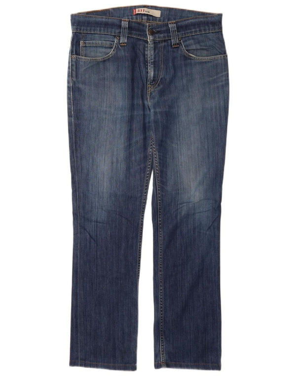 Levi's Dame 511 Slim Jeans W34 L30 Blå