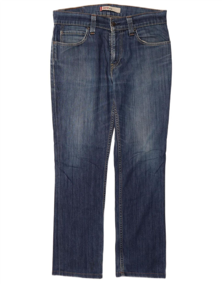 Levi's Dame 511 Slim Jeans W34 L30 Blå