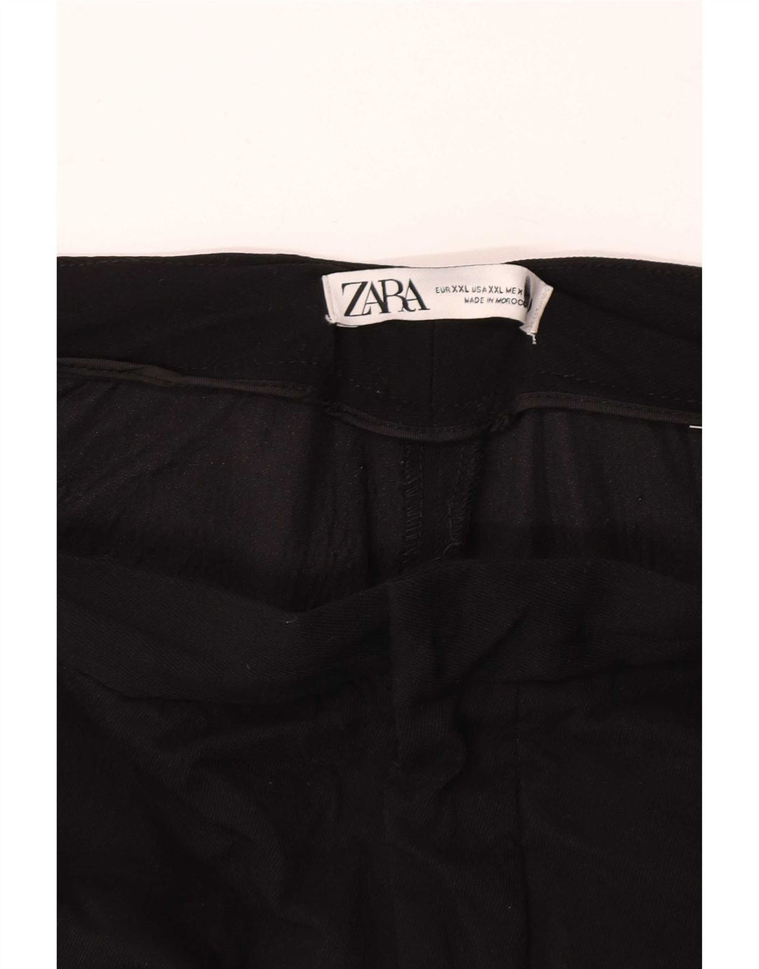 Zara Dame Bootcut Casual Bukser 2XL W38 L32 Sort
