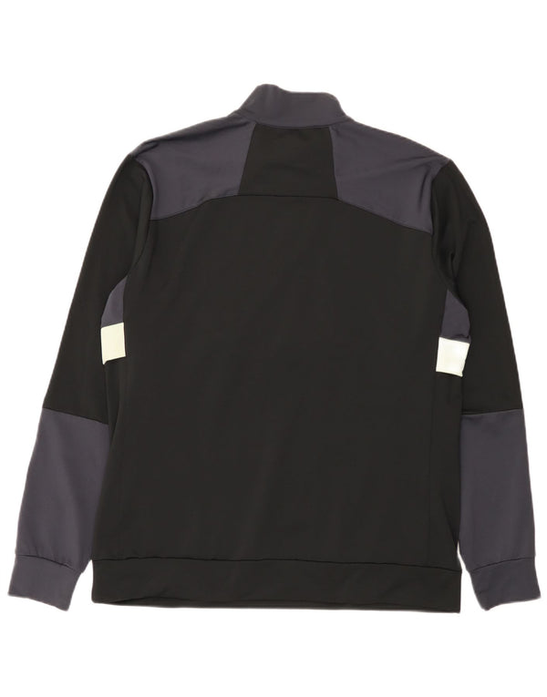 Lyle & Scott Sweatshirt med lynlås til mænd, stor sort farveblok