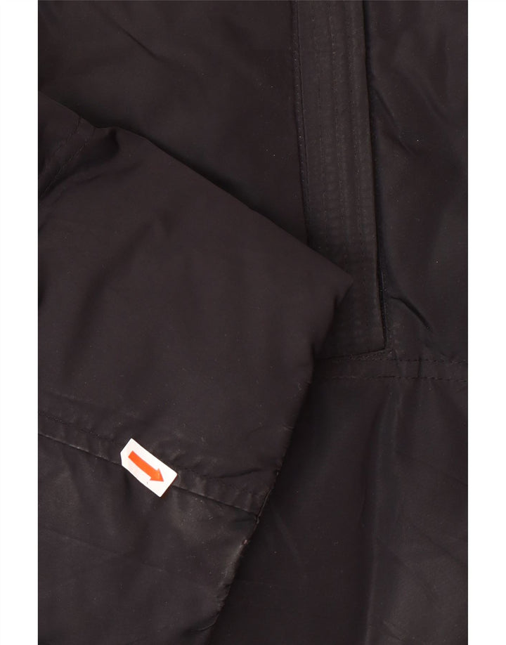 TRUSSARDI JEANS Polstret jakke til mænd IT 56 3XL Sort Polyester