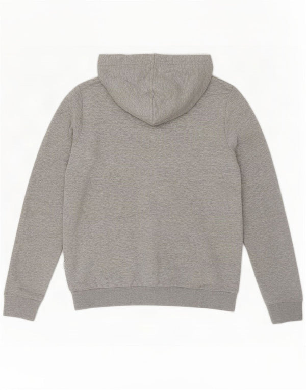 Puma Graphic Hoodie Jumper UK 16 Large Grey Bomuld