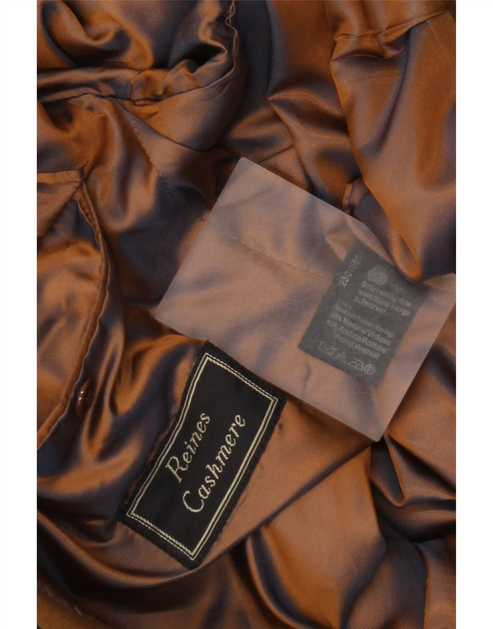 Vintage herre dobbeltradet blazerjakke IT 52 XL Brun New Wool