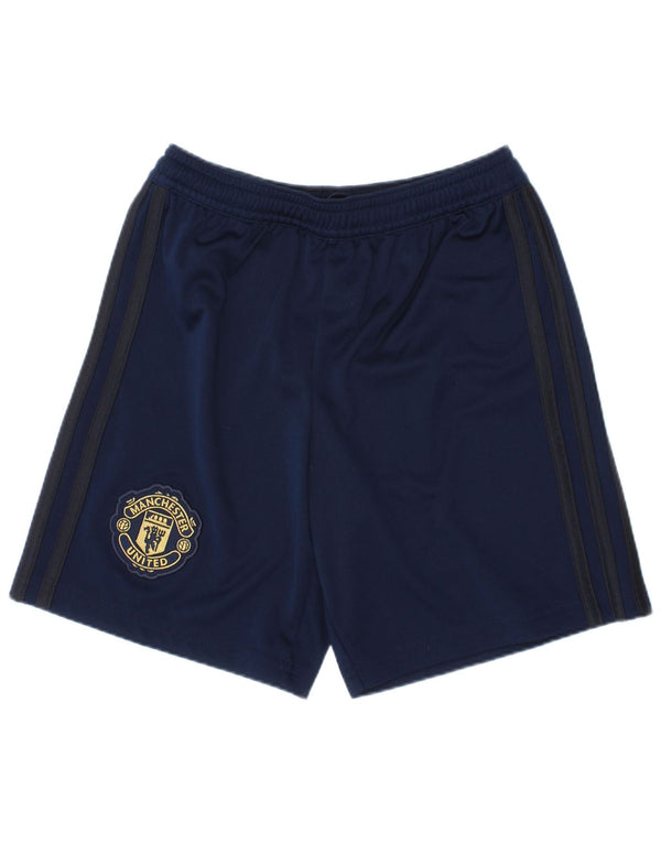 Adidas Boys Manchester United sportsshorts 9-10 år marineblå polyester