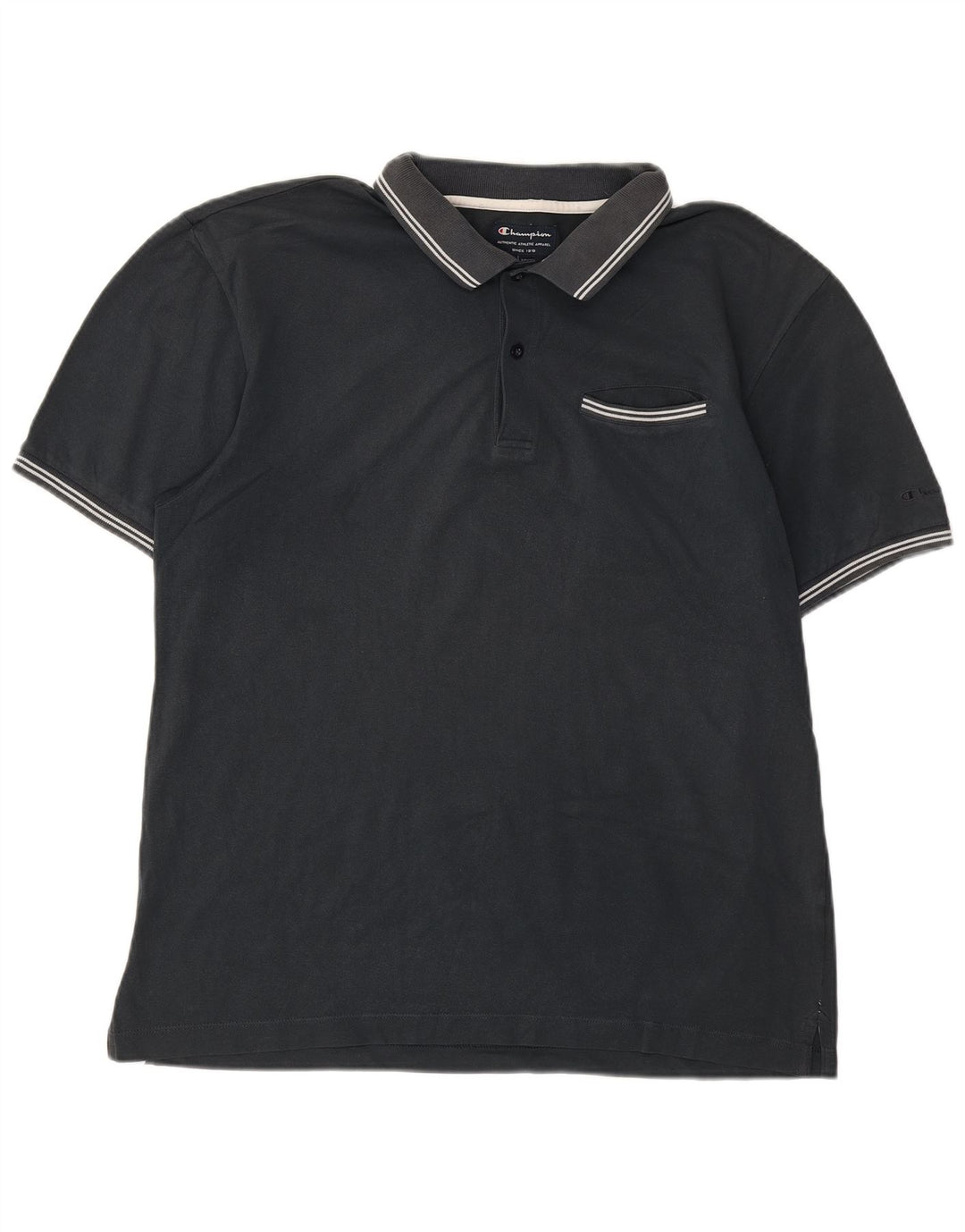 CHAMPION Mens Polo Shirt XL Navy Blue