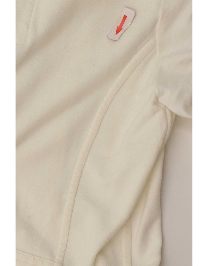 Woolrich Dame 3 Button Blazer Jacket UK 12 Medium Off White Bomuld