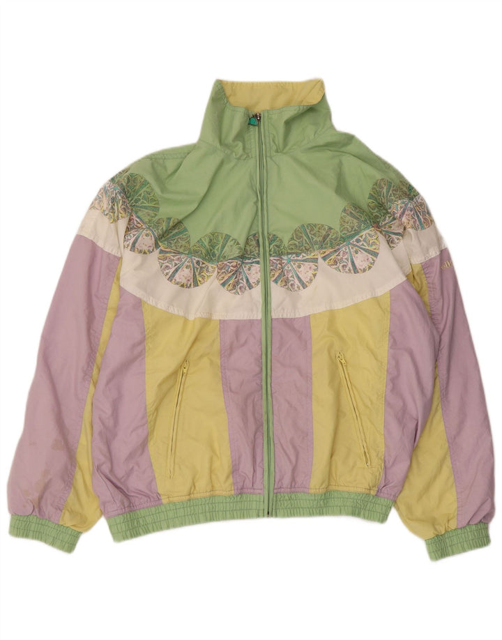 ELLESSE Oversized bomberjakke til kvinder UK 18 XL Flerfarvet Colourblock