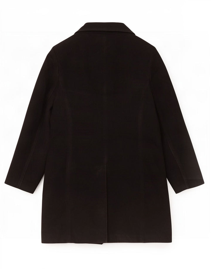 Marks & Spencer Dameoverfrakke UK 14 Medium Sort Polyester