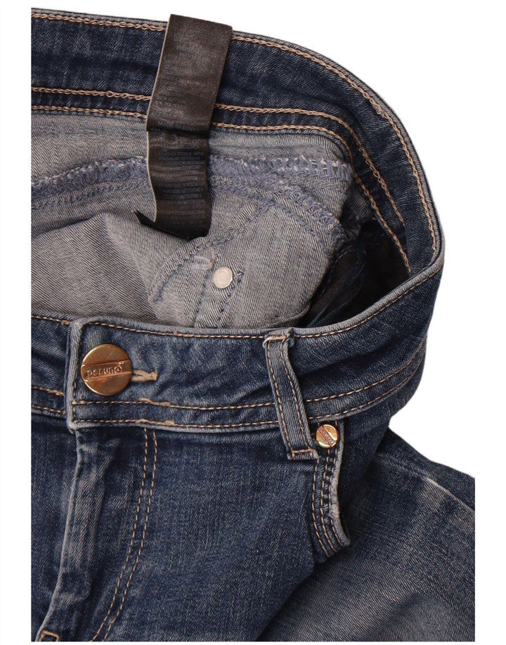 Marks & Spencer Dame Slim Jeans W32 L30 Blå Bomuld